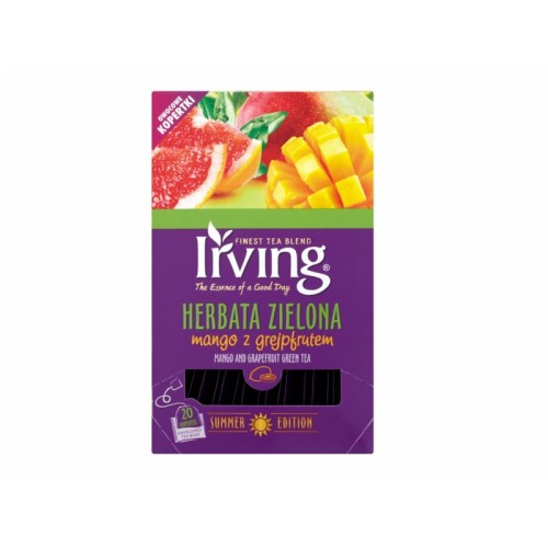 Herbata zielona mango/grapefruit 20kop Irving